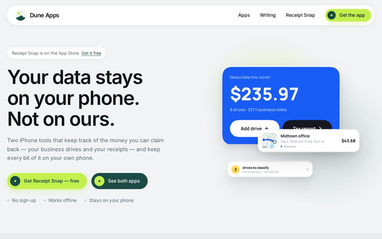 Preview of Duneapps Site