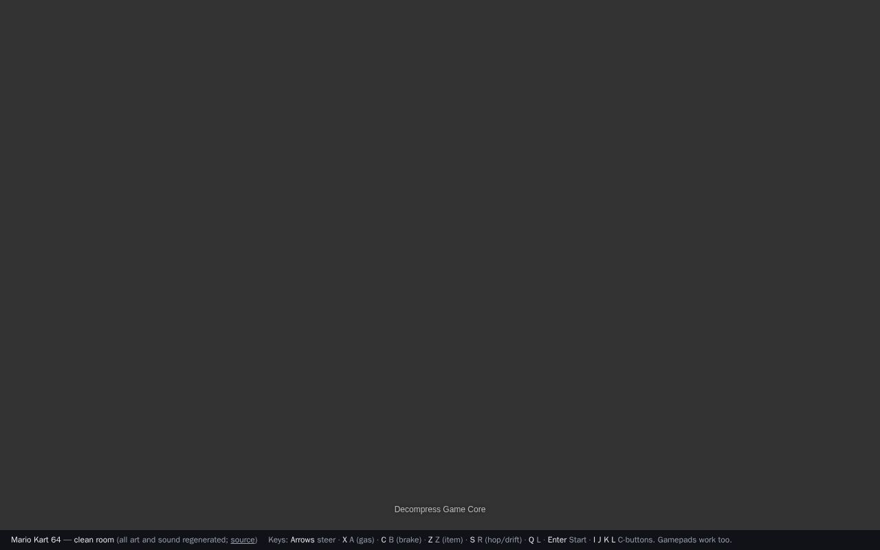 Preview of Mk64 Cleanroom