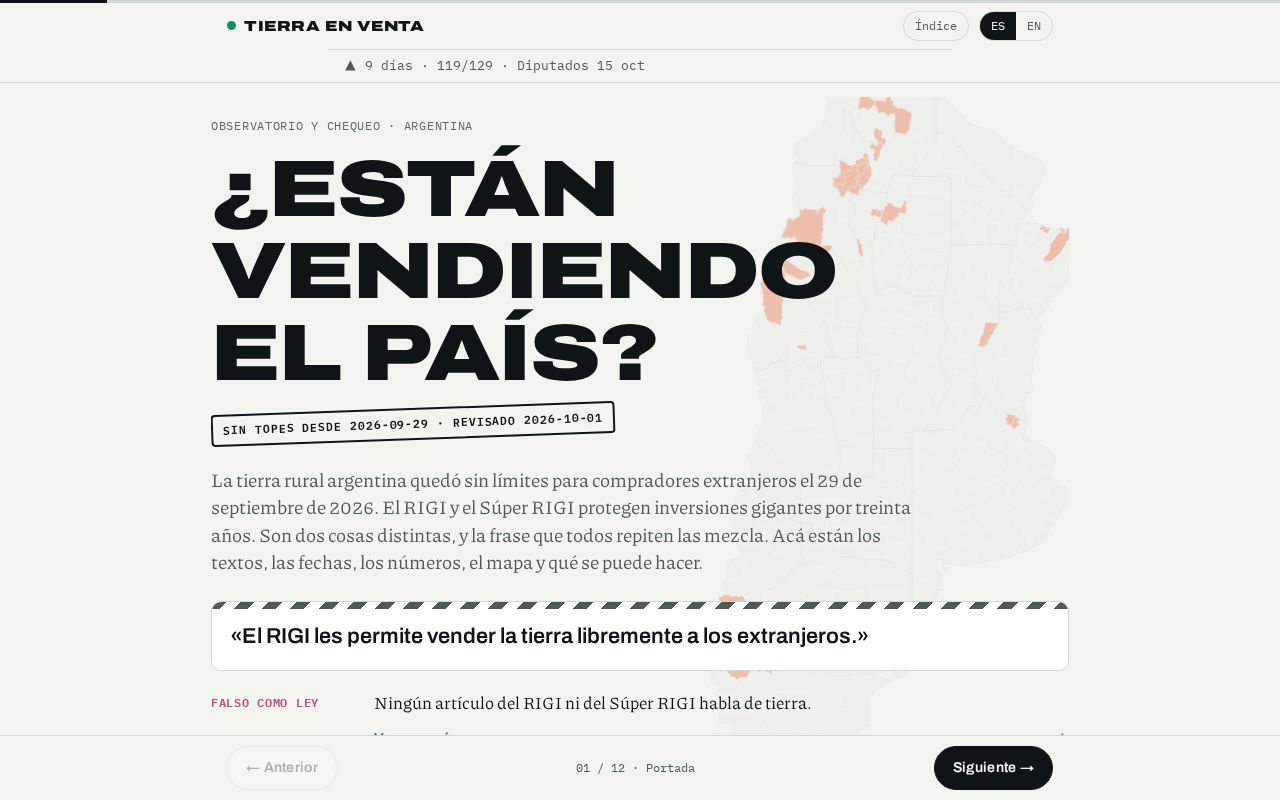 Preview of Tierra En Venta