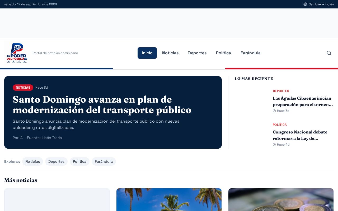 Preview of Web De Noticias Rd