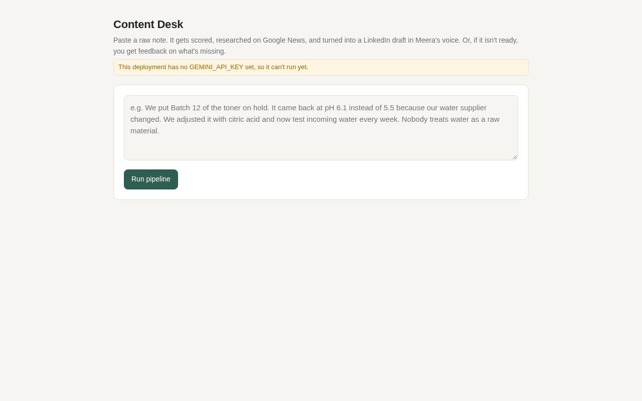 Preview of Meera Linkedin Agent