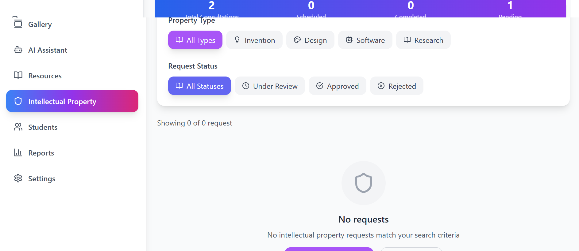 Preview of MyProject Platform