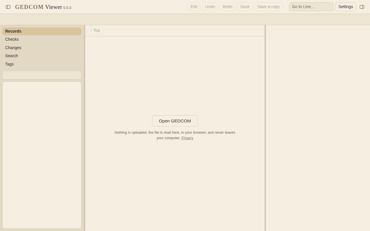 Preview of GEDCOM Viewer