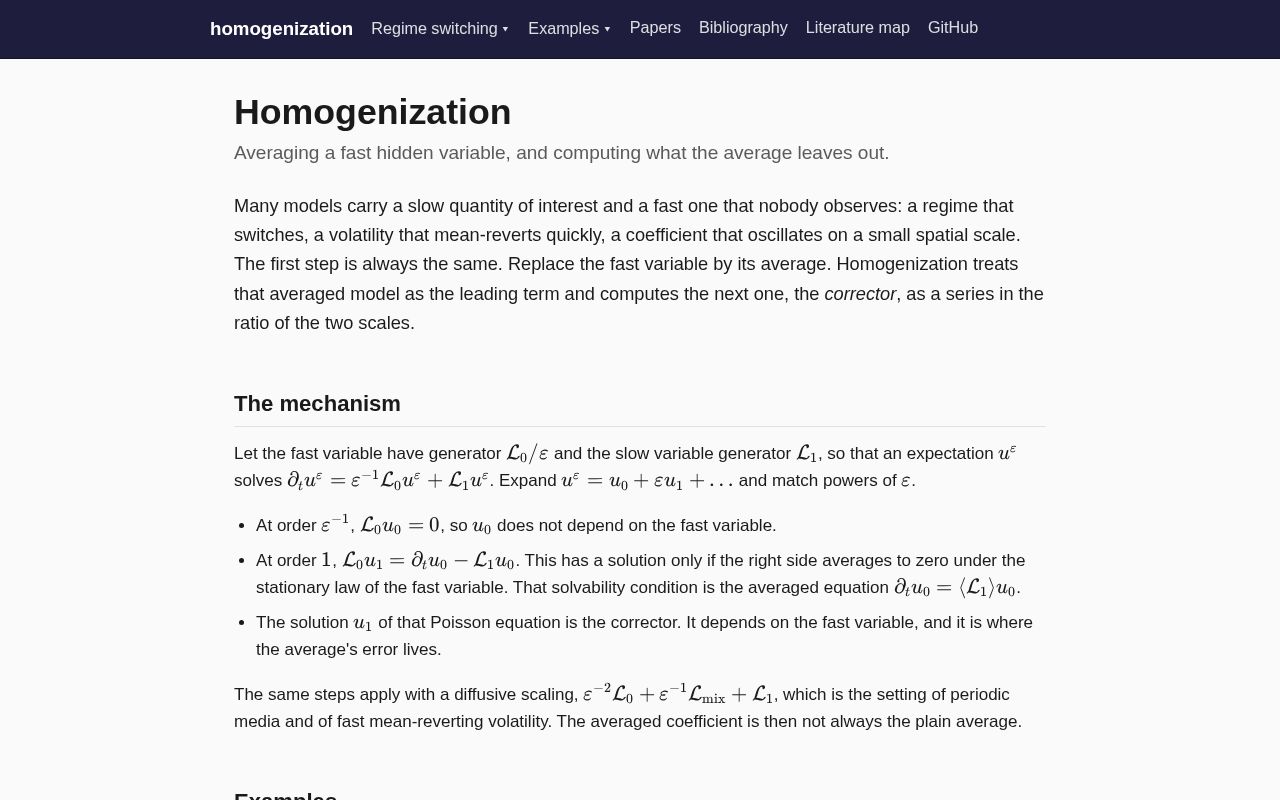 Preview of Homogenization