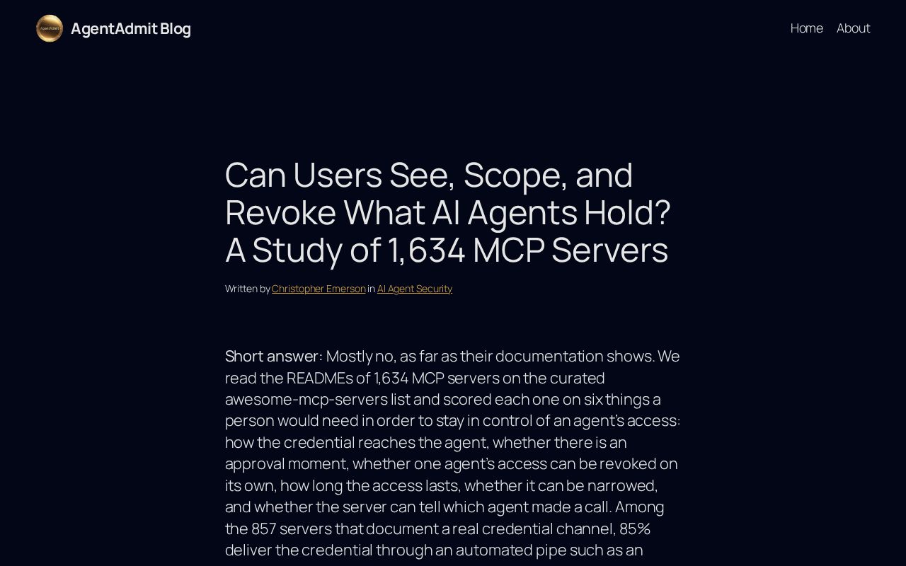 Preview of Mcp User Controllability Study