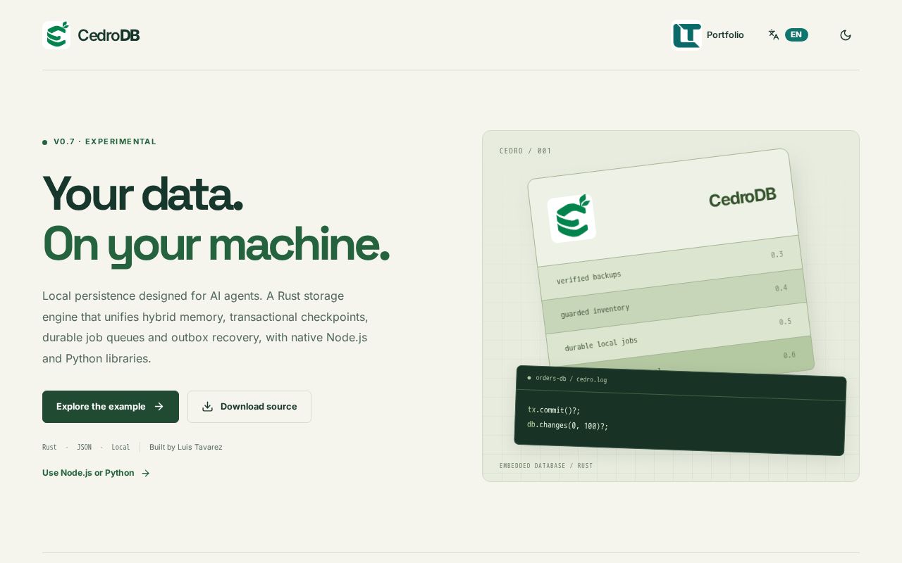 Preview of Cedrodb