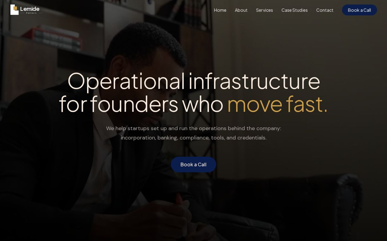 Preview of Building Lemide's Business website