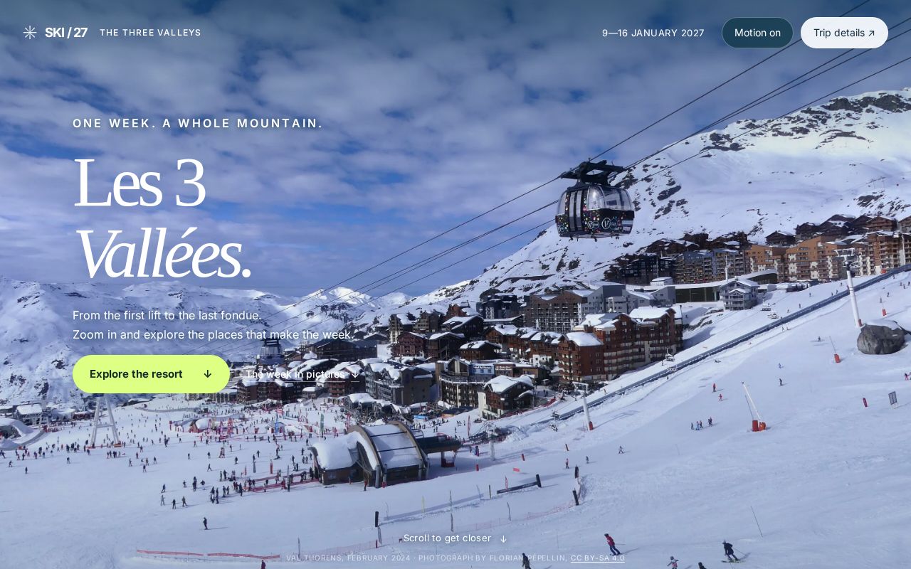 Preview of Ski 2027 Resort Explorer