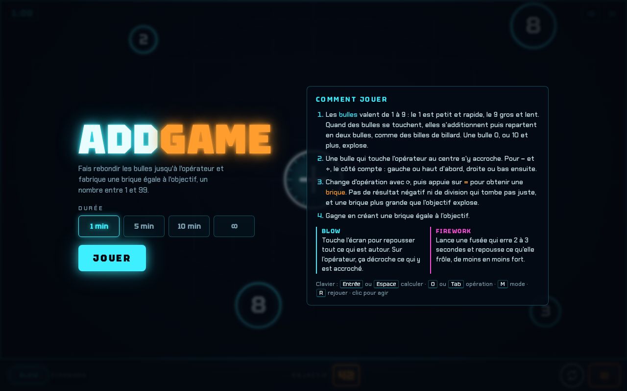 Preview of AddGame