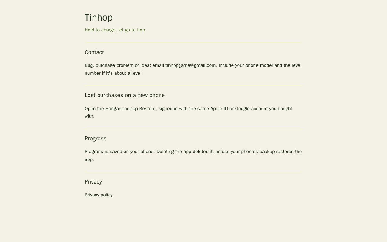 Preview of Tinhopgame Github Io
