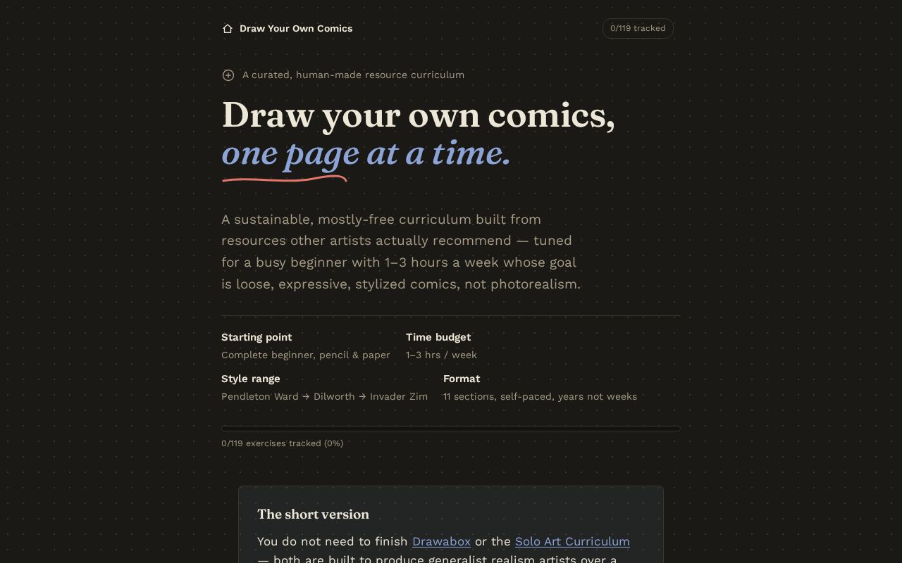 Preview of Cartoonist Drawing Curriculum