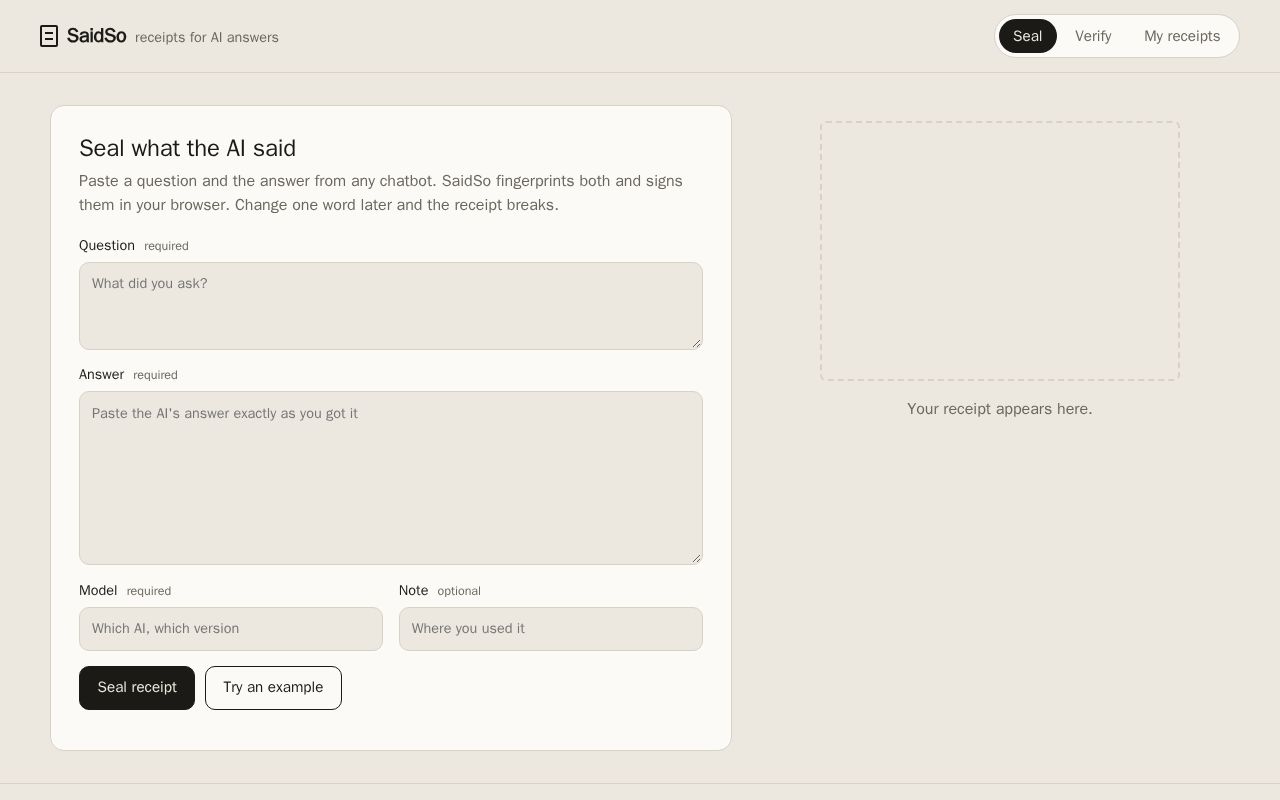 Preview of SaidSo