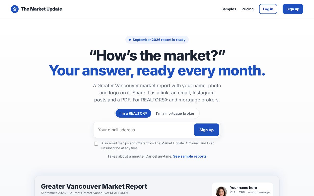 Preview of Marketupdate