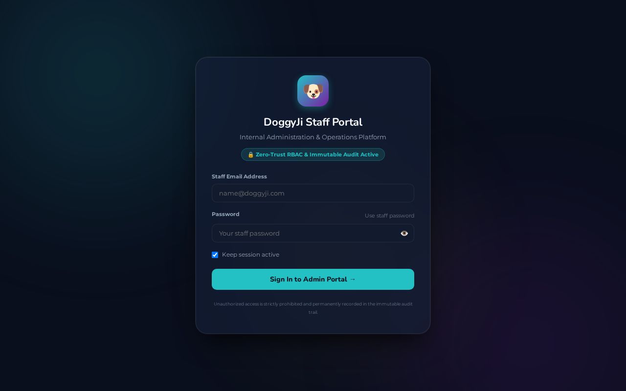 Preview of Doggyji Admin