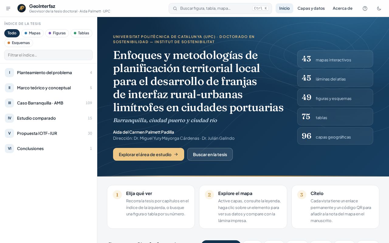 Preview of GeoInterfaz