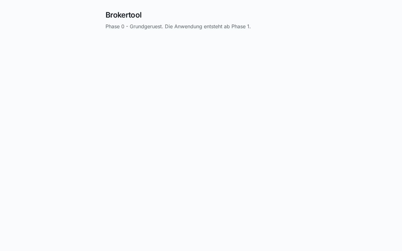 Preview of Brokertool