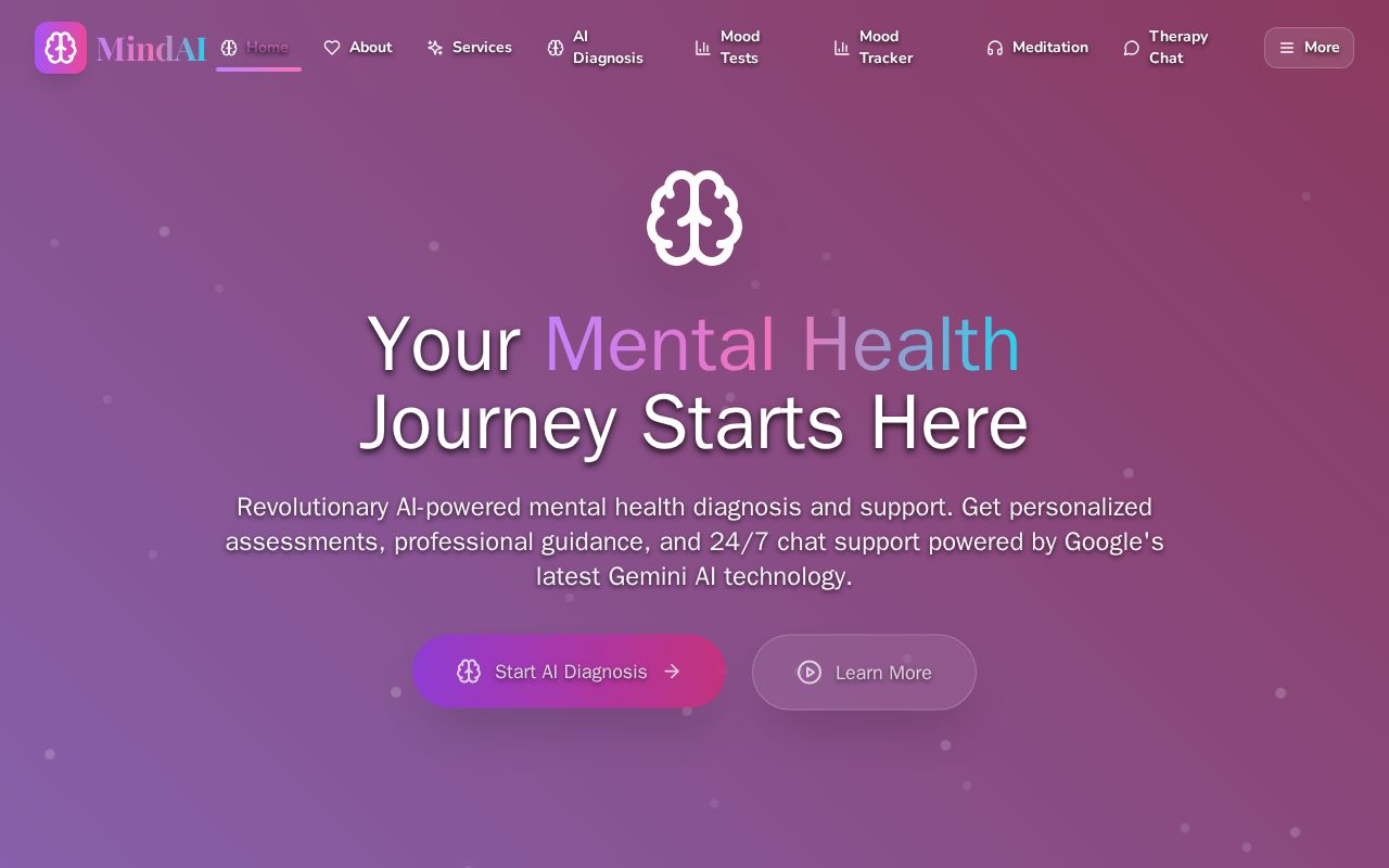 Preview of AI Driven Mental Health Diagnosis