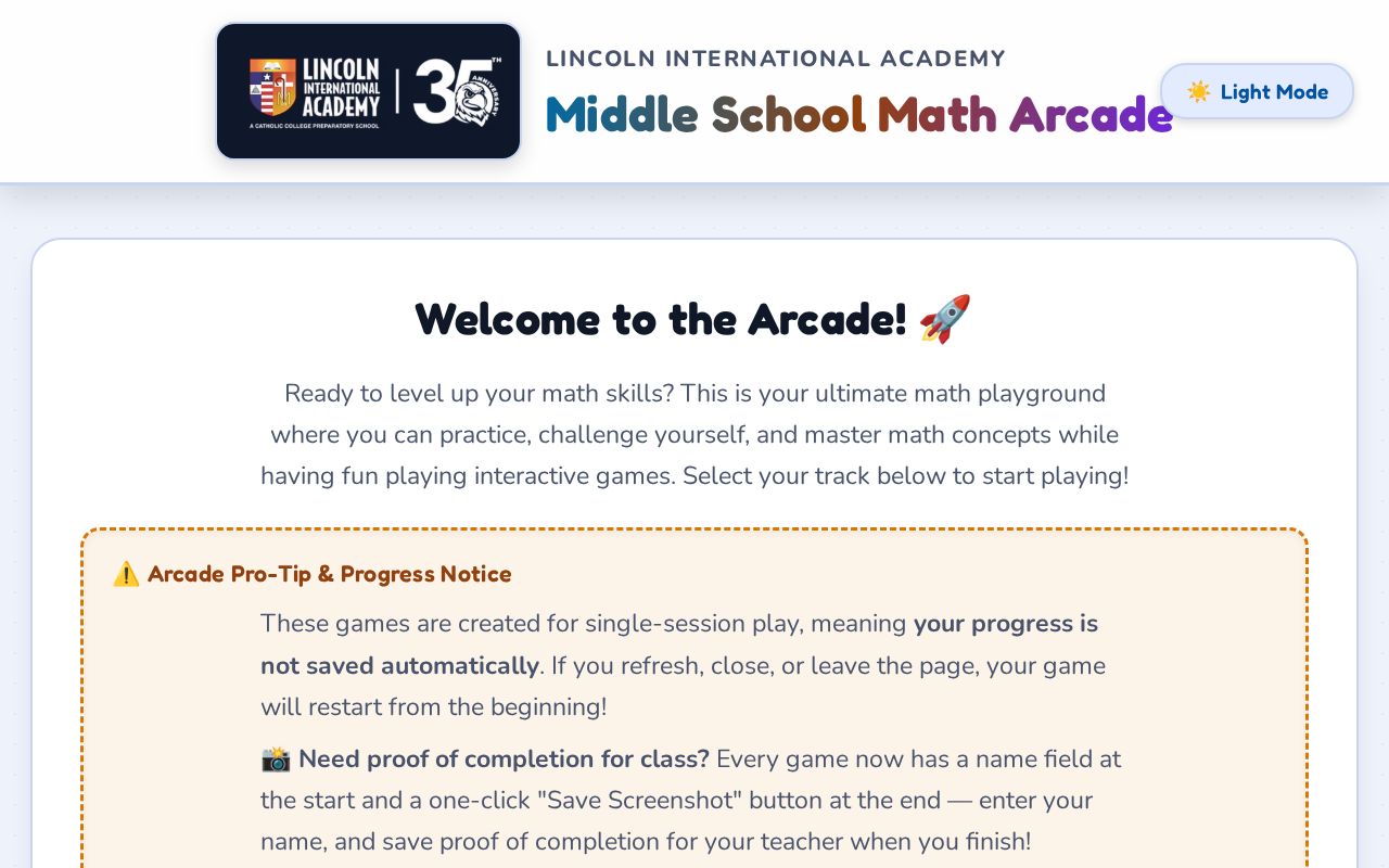 Preview of Arcade