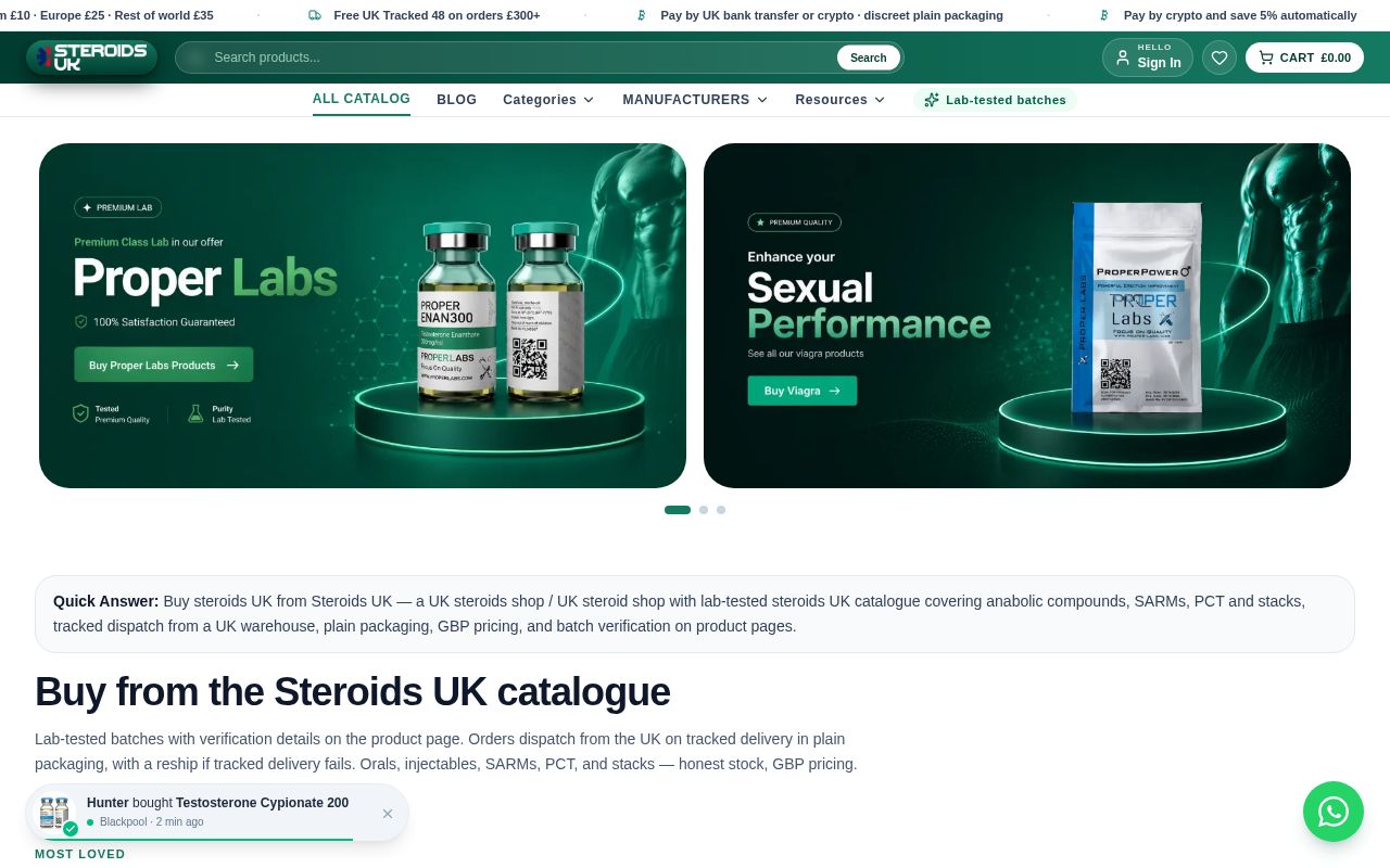Preview of Uk Steriods