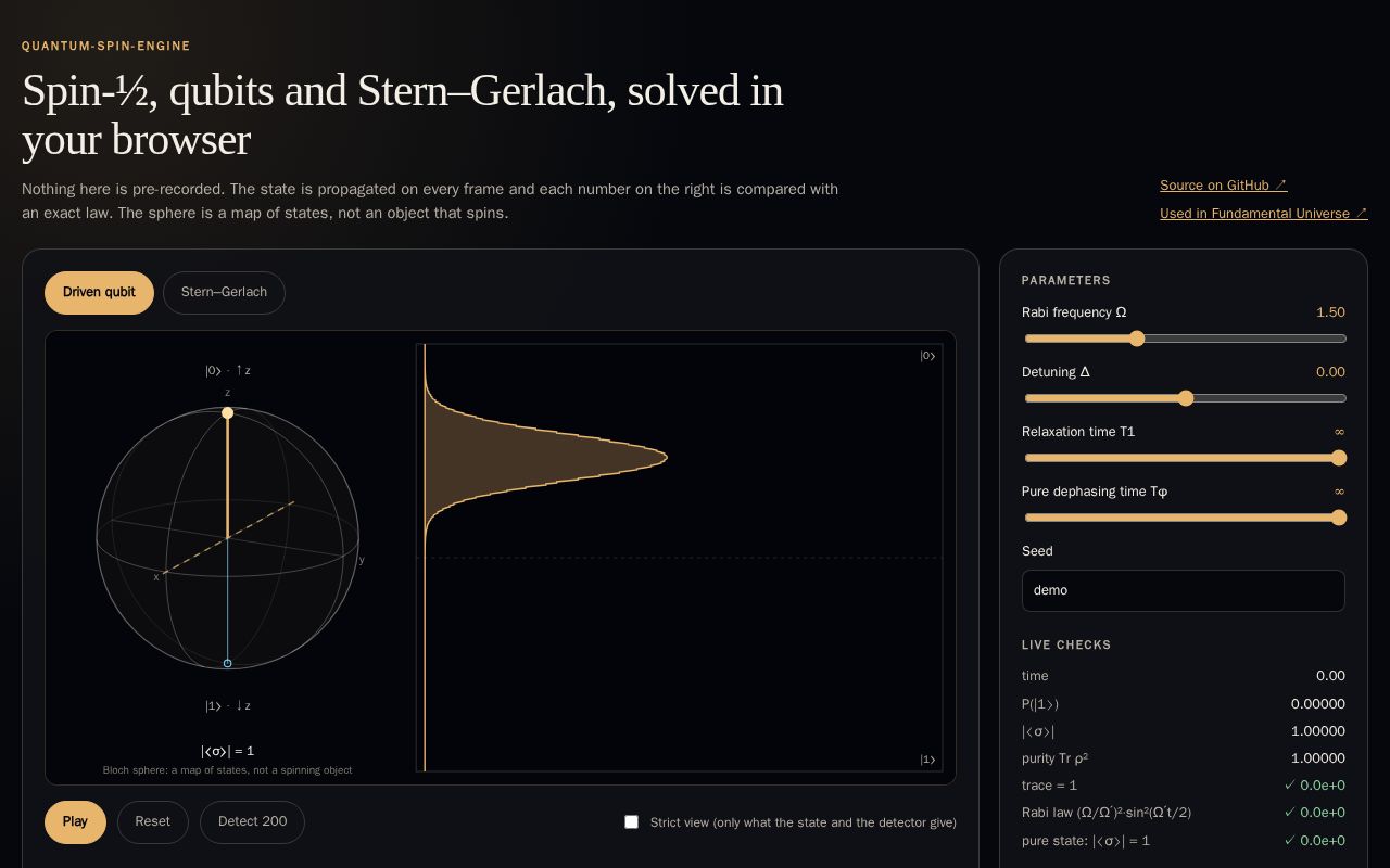 Preview of Quantum Spin Engine