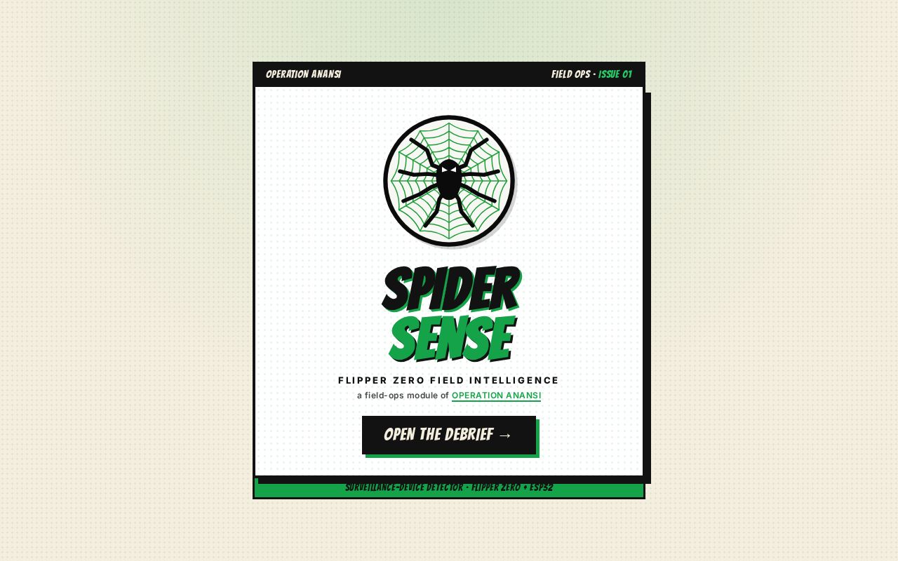 Preview of Spider Sense