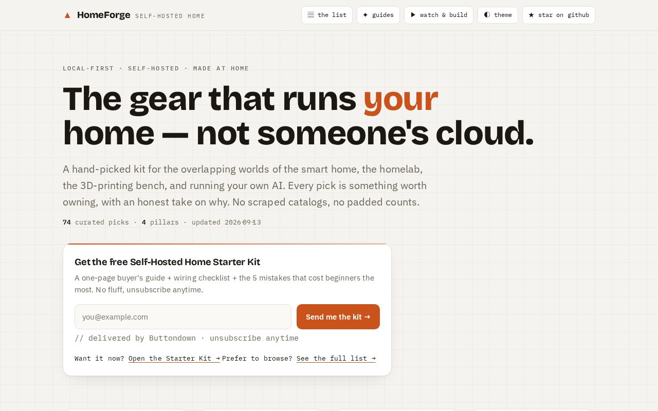 Preview of Homeforge