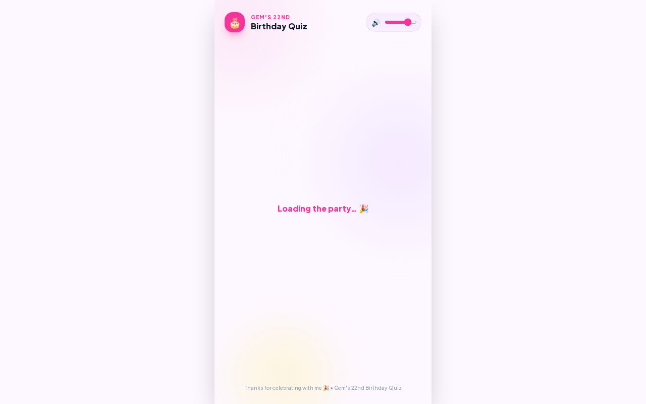 Preview of Quiz Engine
