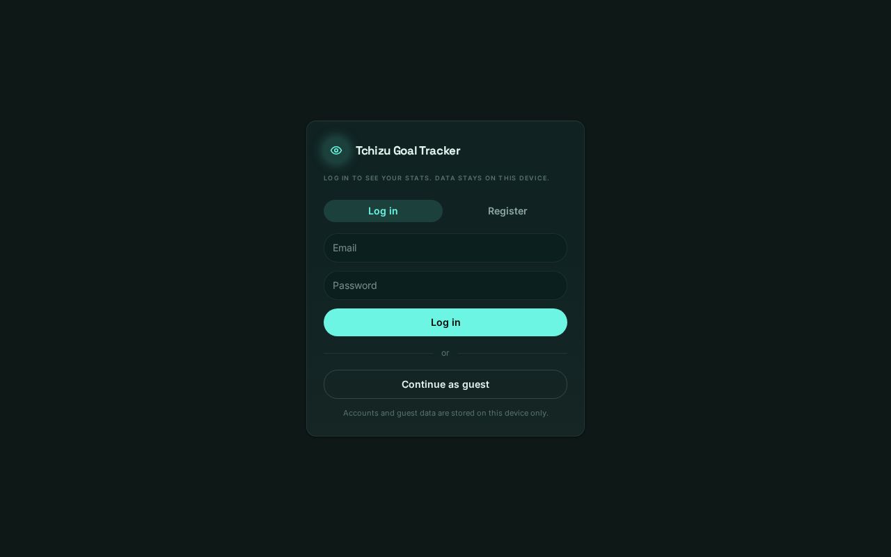 Preview of Tchizu Goal Tracker