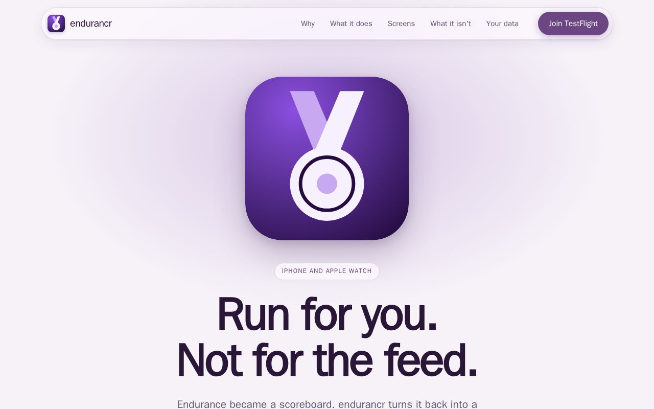 Preview of Endurancr