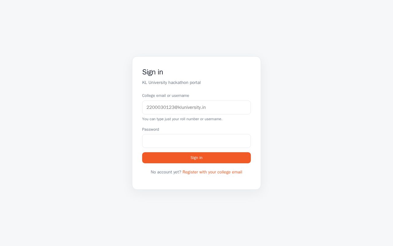 Preview of Klu Hackathon