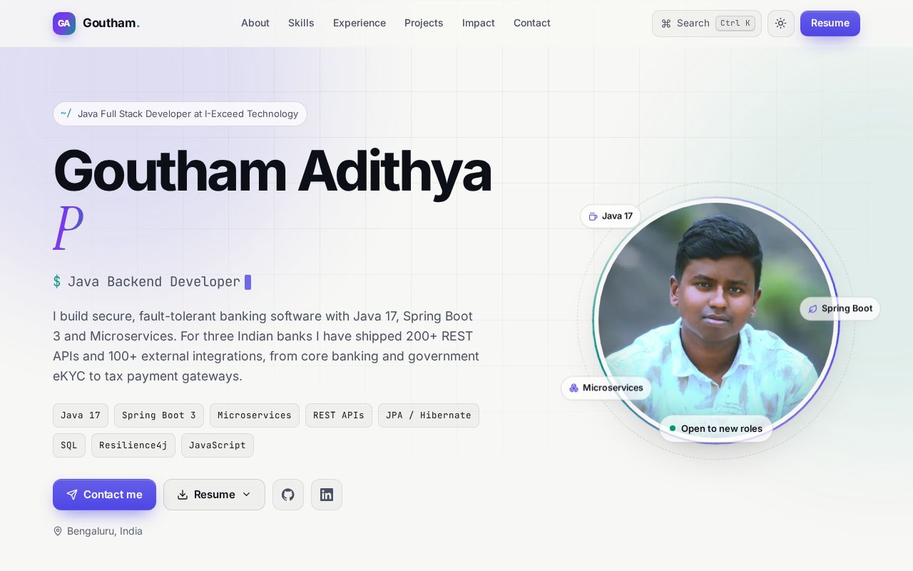 Preview of GouthamAdithyaP Github Io