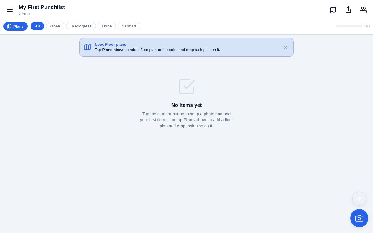 Preview of Punchlist App
