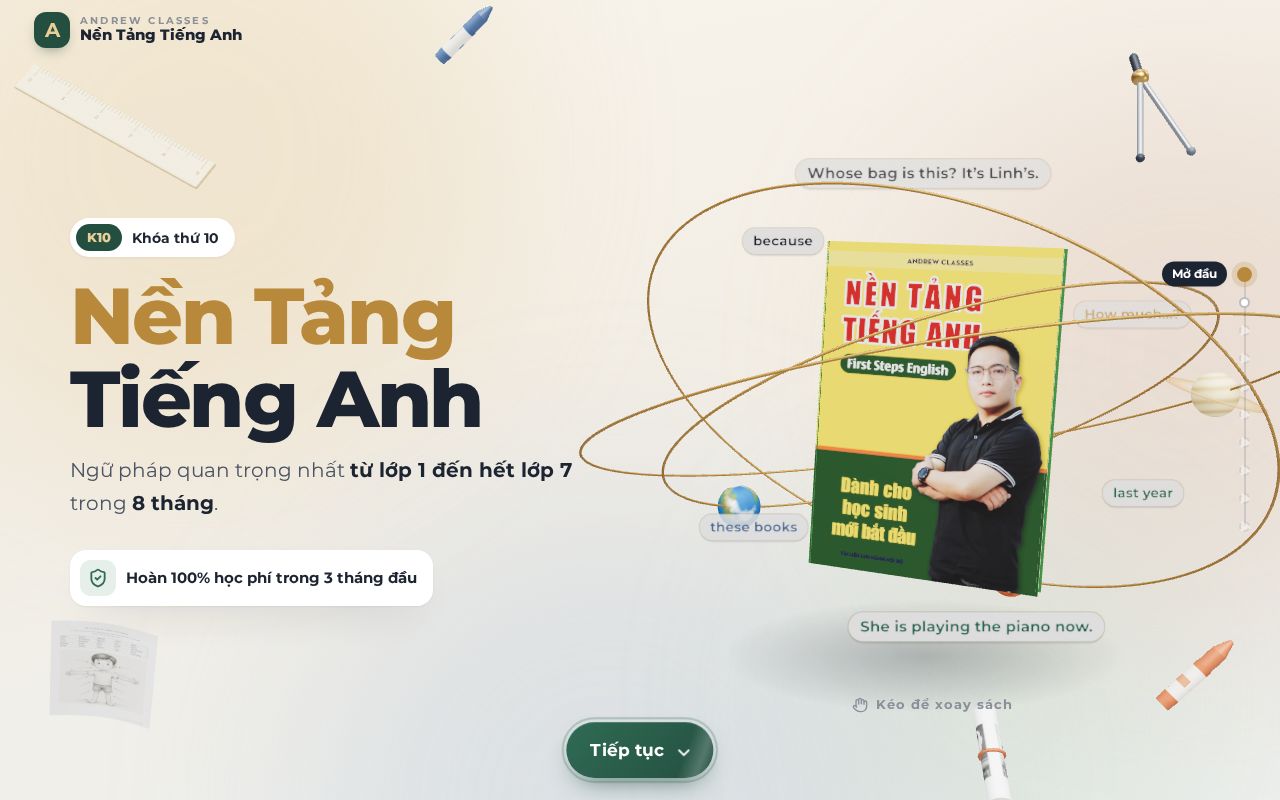 Preview of Nền Tảng Tiếng Anh K10