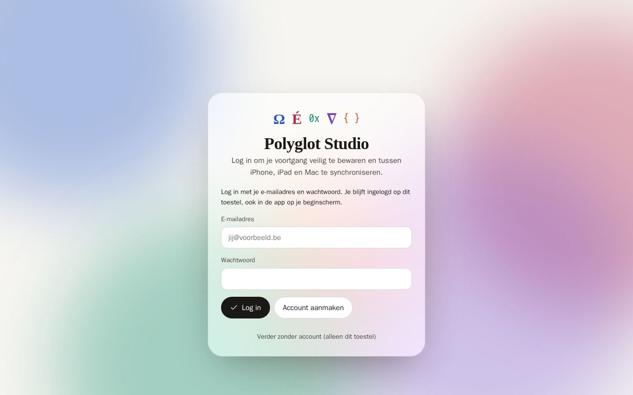 Preview of Polyglot Studio