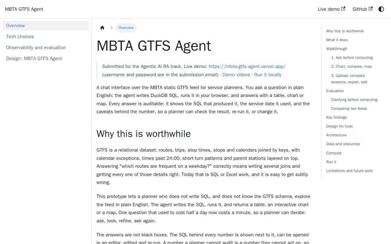 Preview of Mbta Gtfs Agent