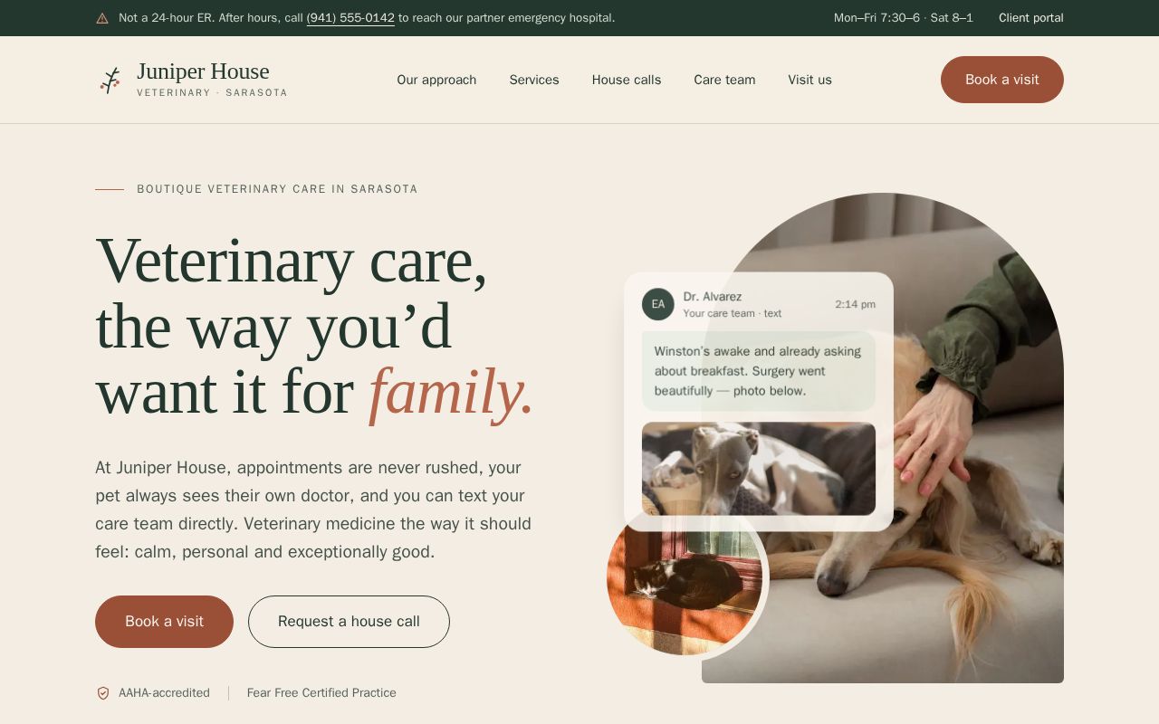 Preview of Juniper House Veterinary