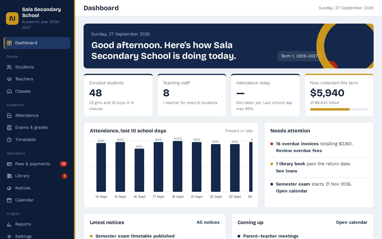 Preview of Sala Management