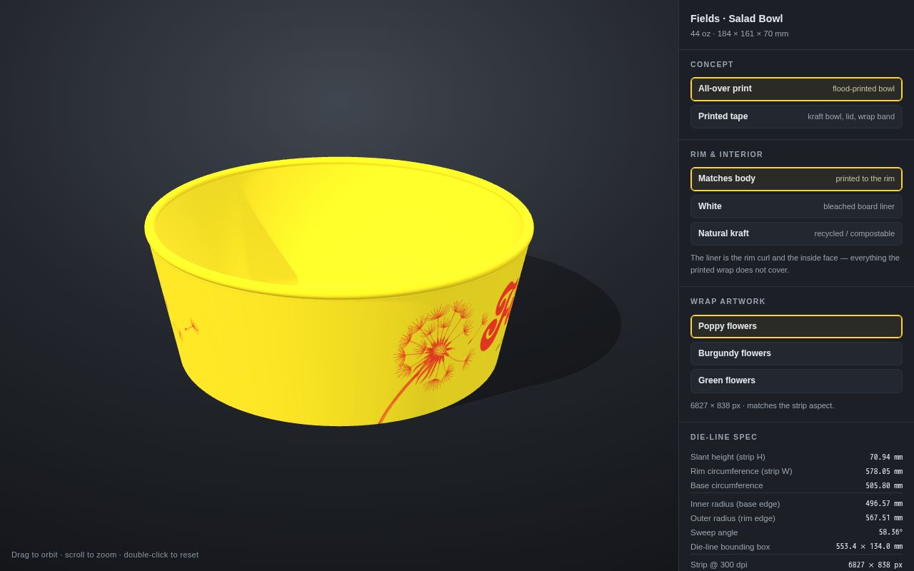 Preview of Fields Bowl Mockup