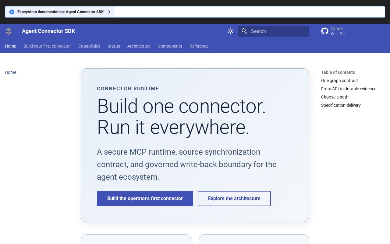 Preview of Agent Connector Sdk
