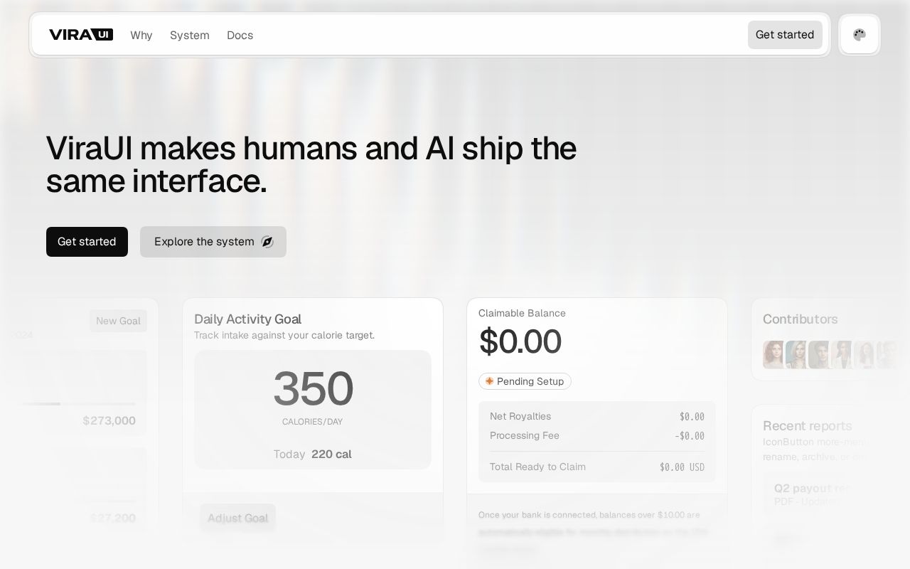 Preview of Viraui Docs