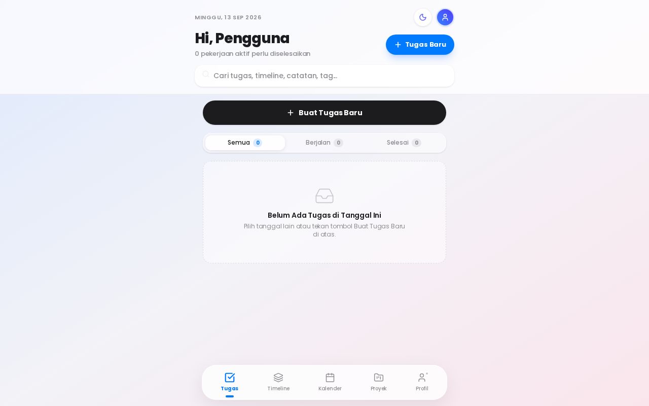 Preview of Time Task IOS