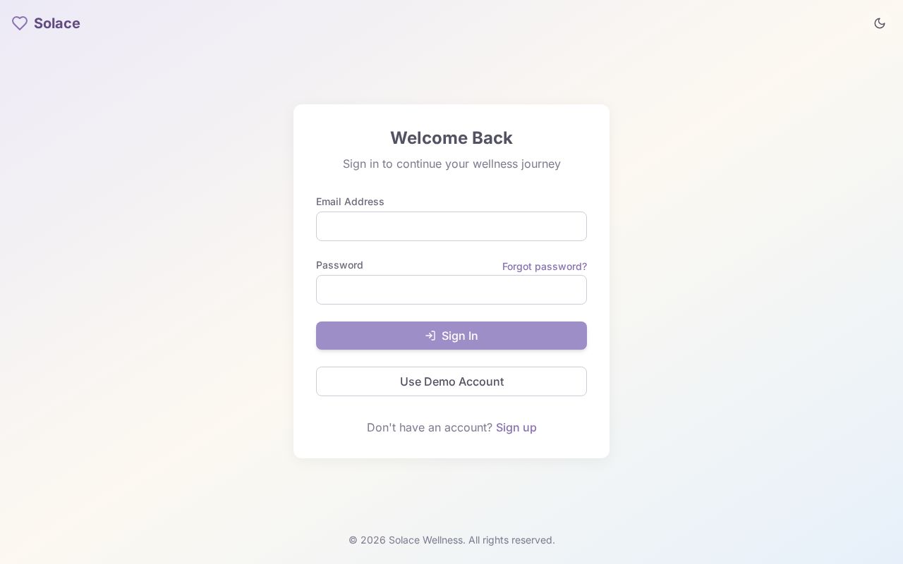 Preview of Solace – Conversational Wellness Coach