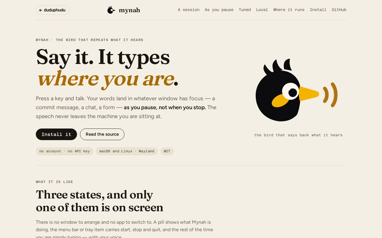 Preview of Mynah