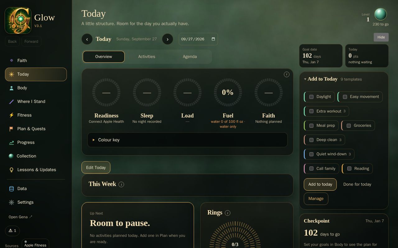 Preview of Health Tracker