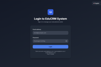 Preview of Education CRM