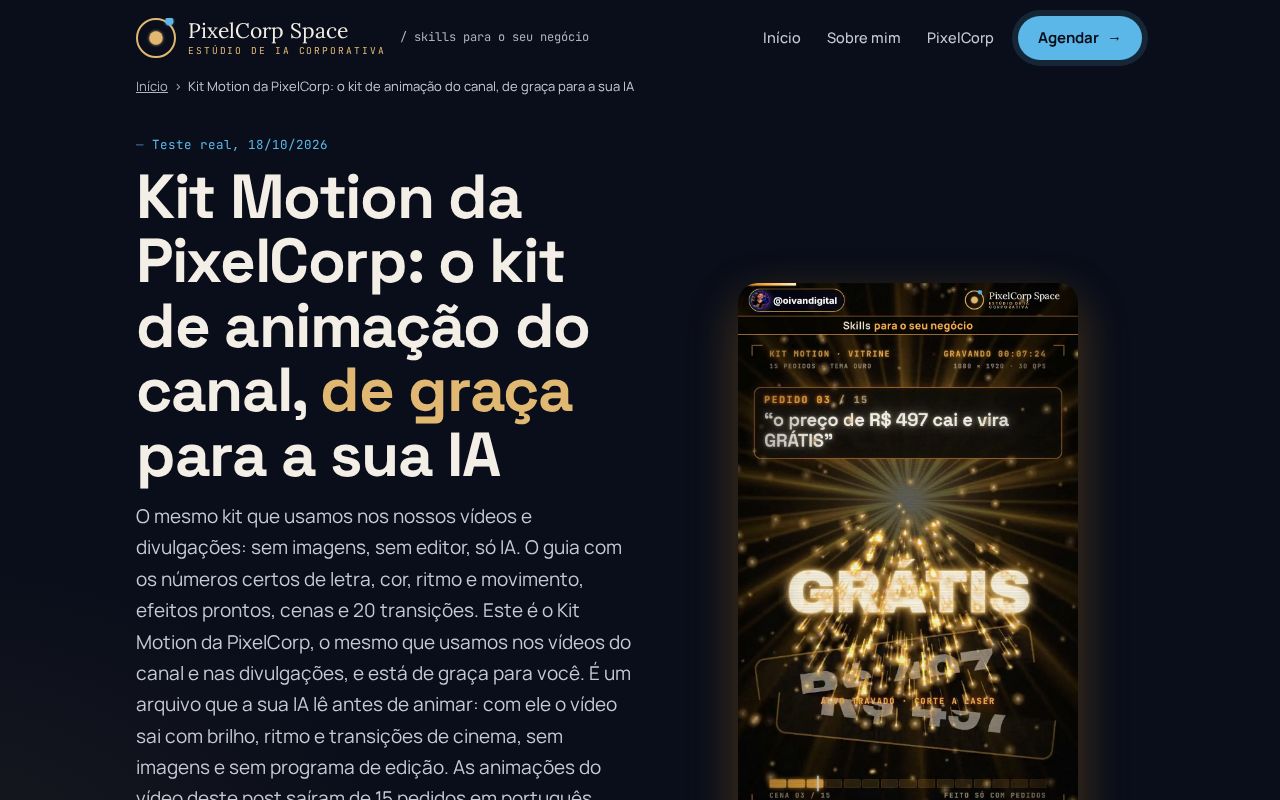 Preview of Pixelcorp Motion
