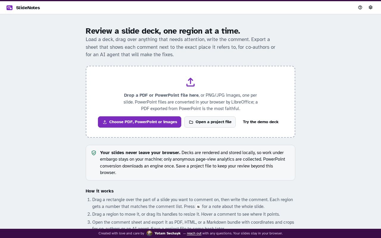 Preview of Slidenotes