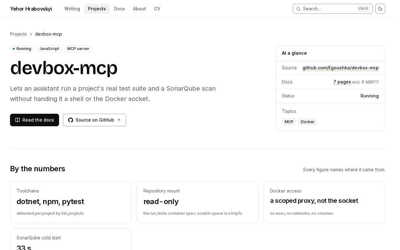 Preview of Devbox Mcp