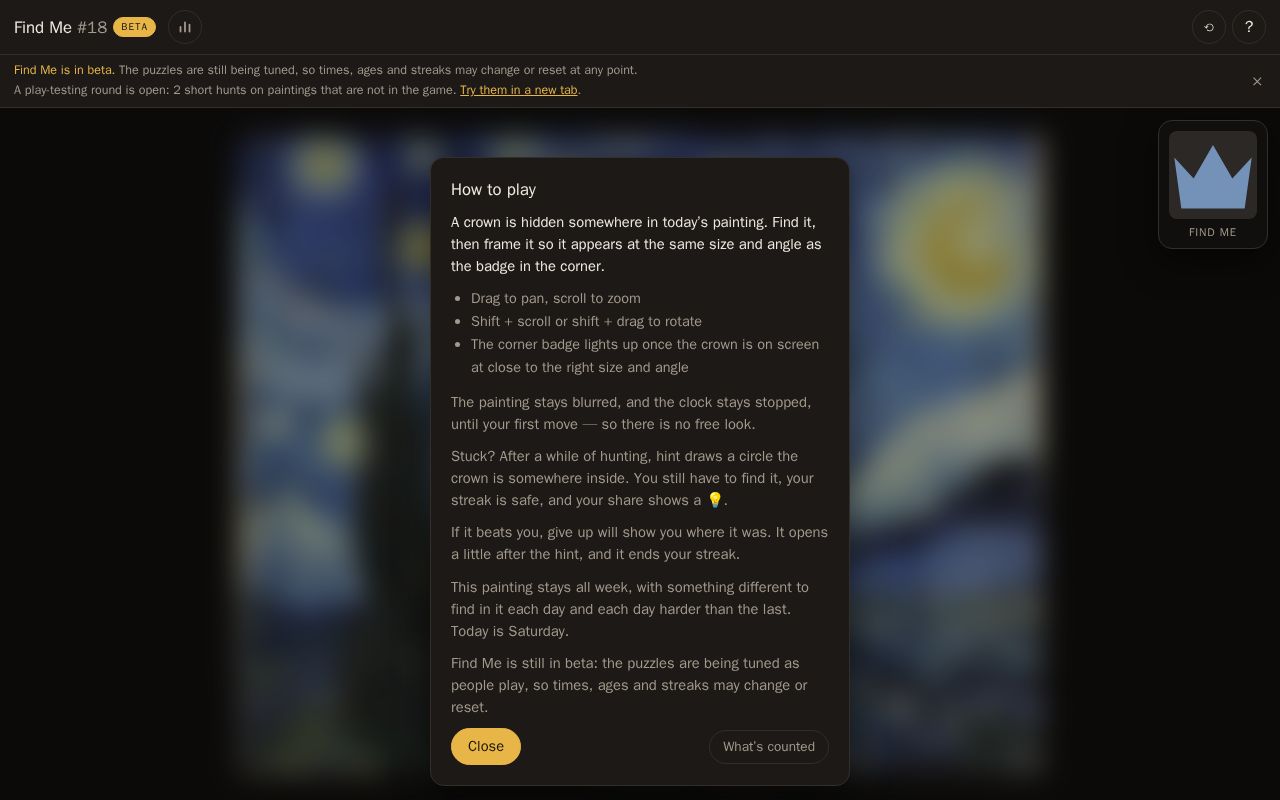 Preview of Find Me