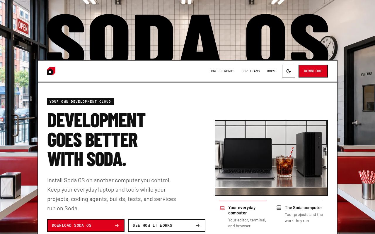 Preview of Development goes better with soda
